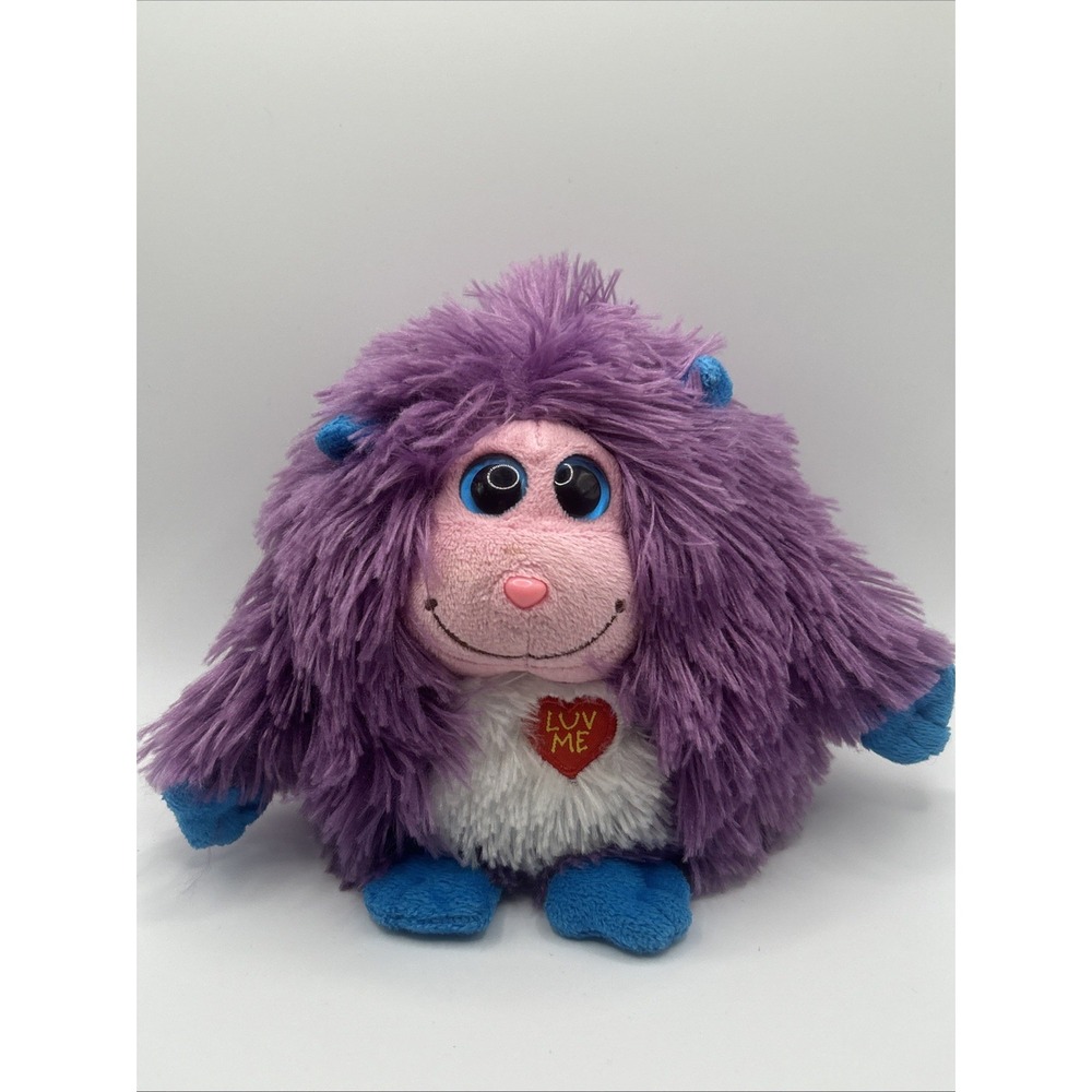 TY MONSTAZ 2012 Zelda Luv Me Plush Purple Rare 6" Collectible